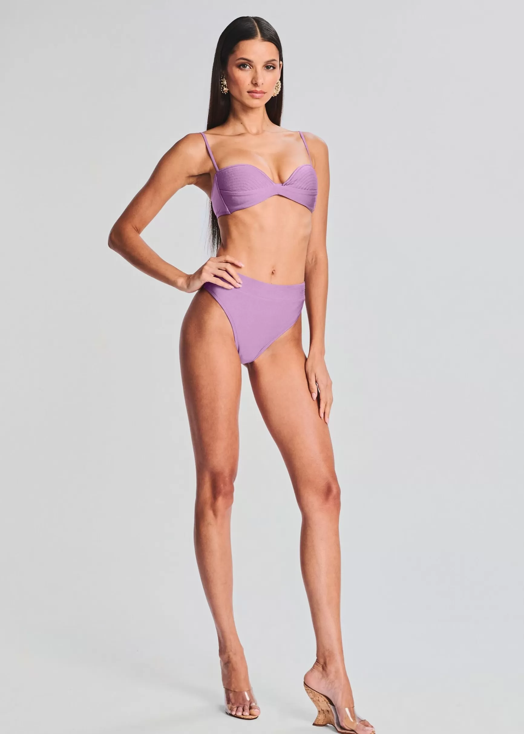 Swim*Retrofete Bertha Bikini Bottom Lilac Purple