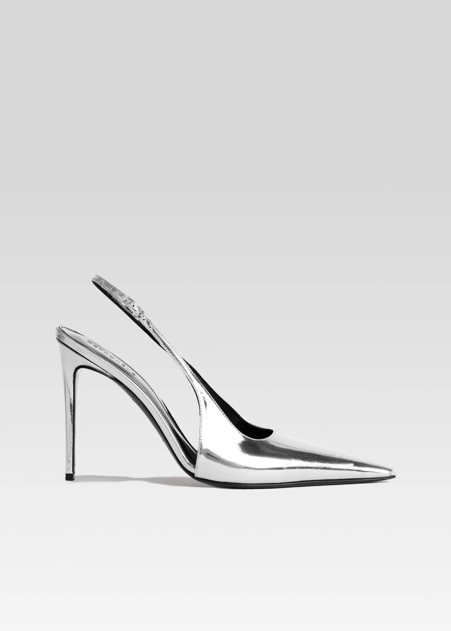 Shoes*Retrofete Cindy Slingback Heel Silver