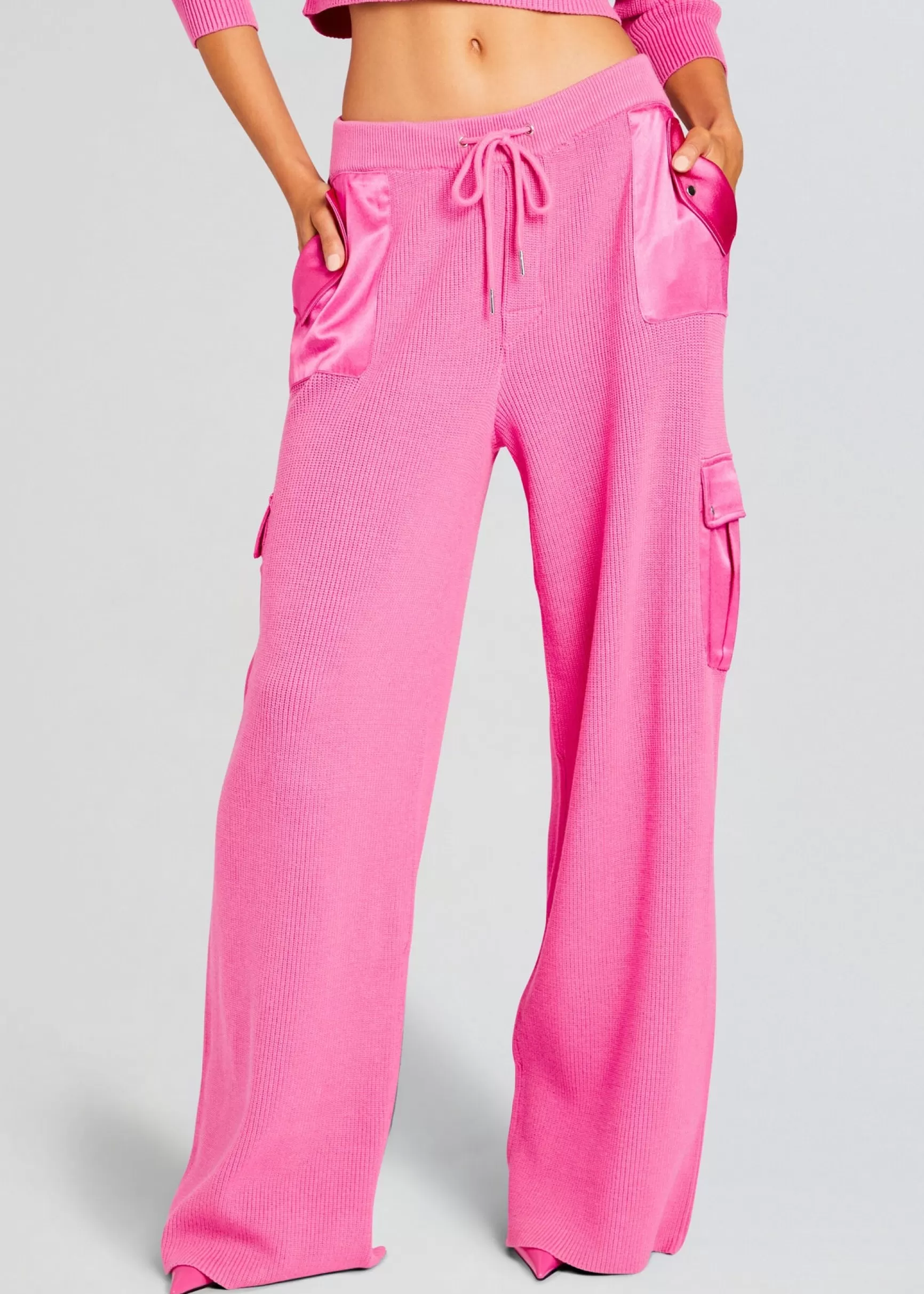 Resort '24*Retrofete Daph Knit Cargo Pant Malibu Pink