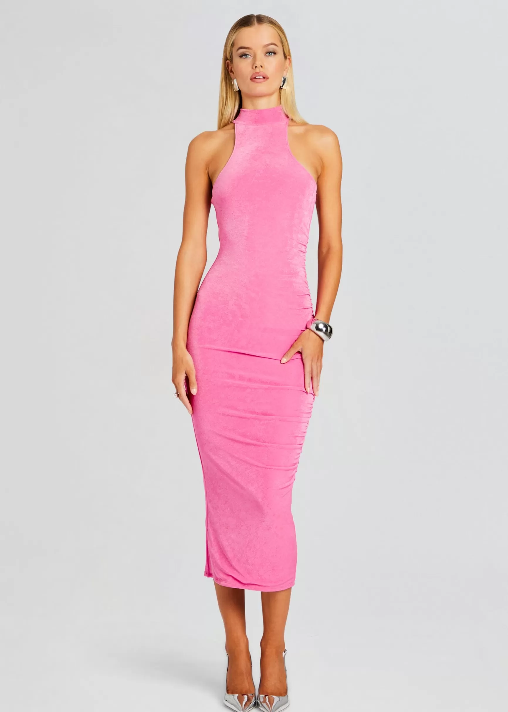 Midi*Retrofete Delta Dress Malibu Pink