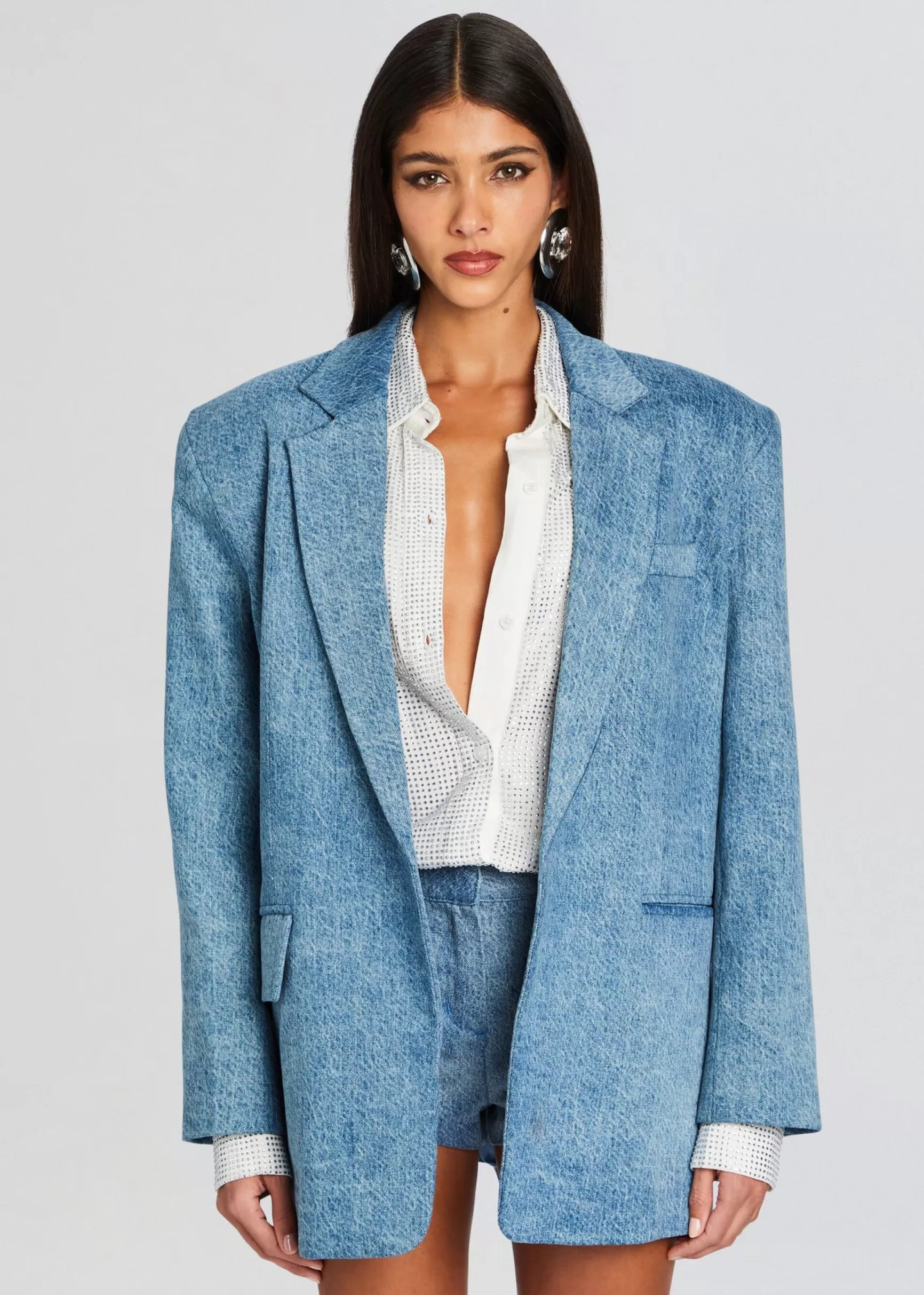 Denim*Retrofete Desert Denim Blazer Vintage Oasis