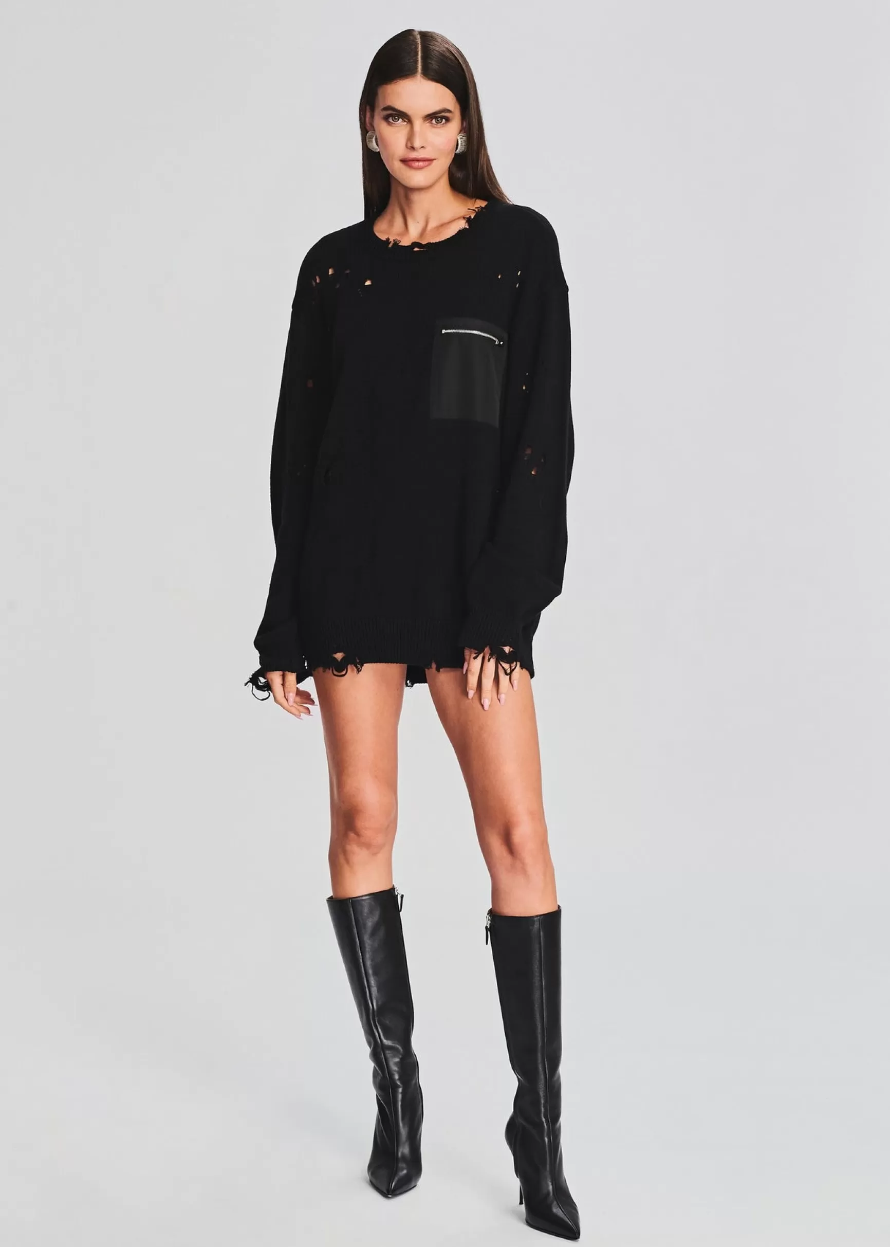 Dresses*Retrofete Hank Sweater Dress Black