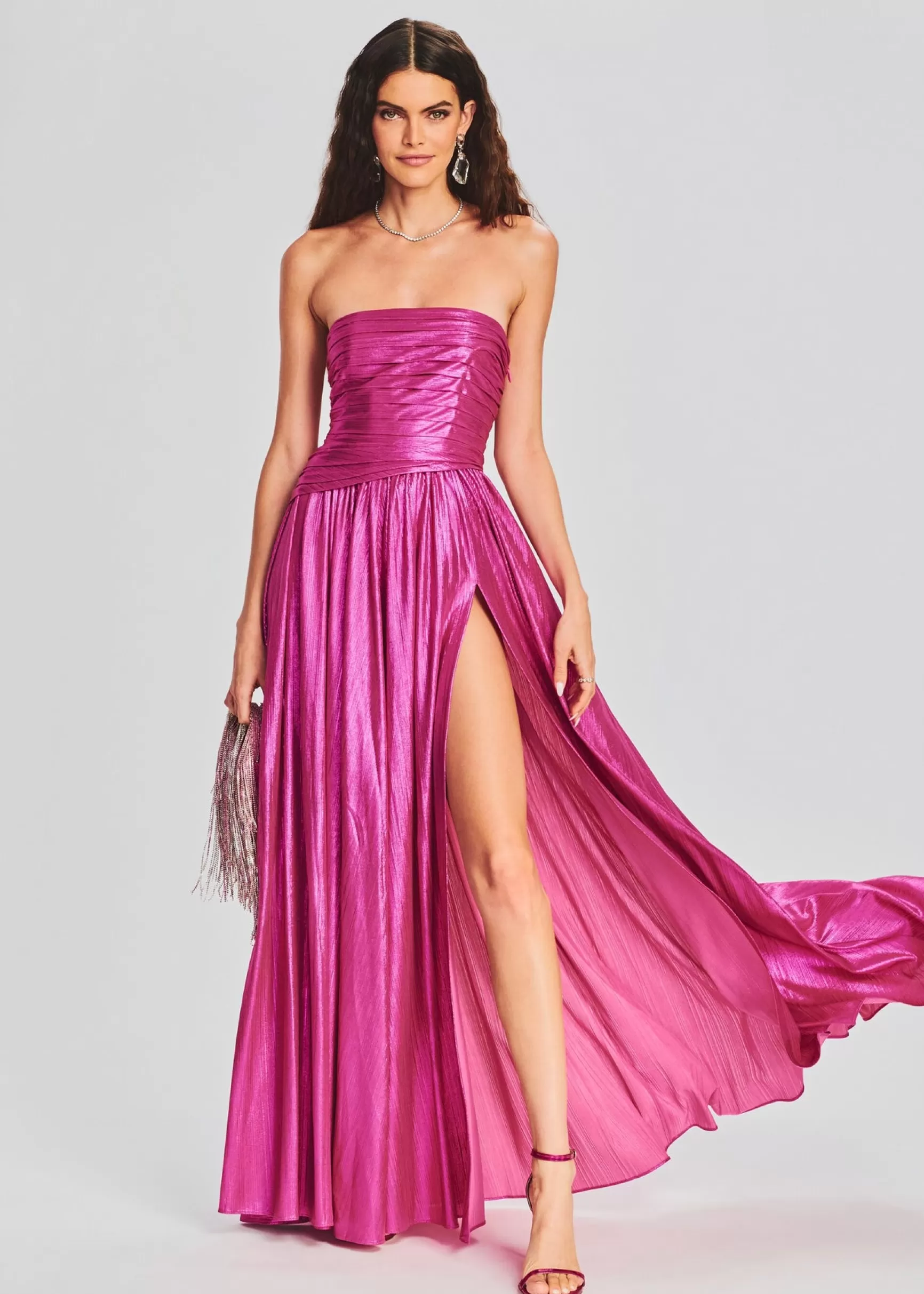 RETROFÊTE*Retrofete Jacie Dress Hot Pink