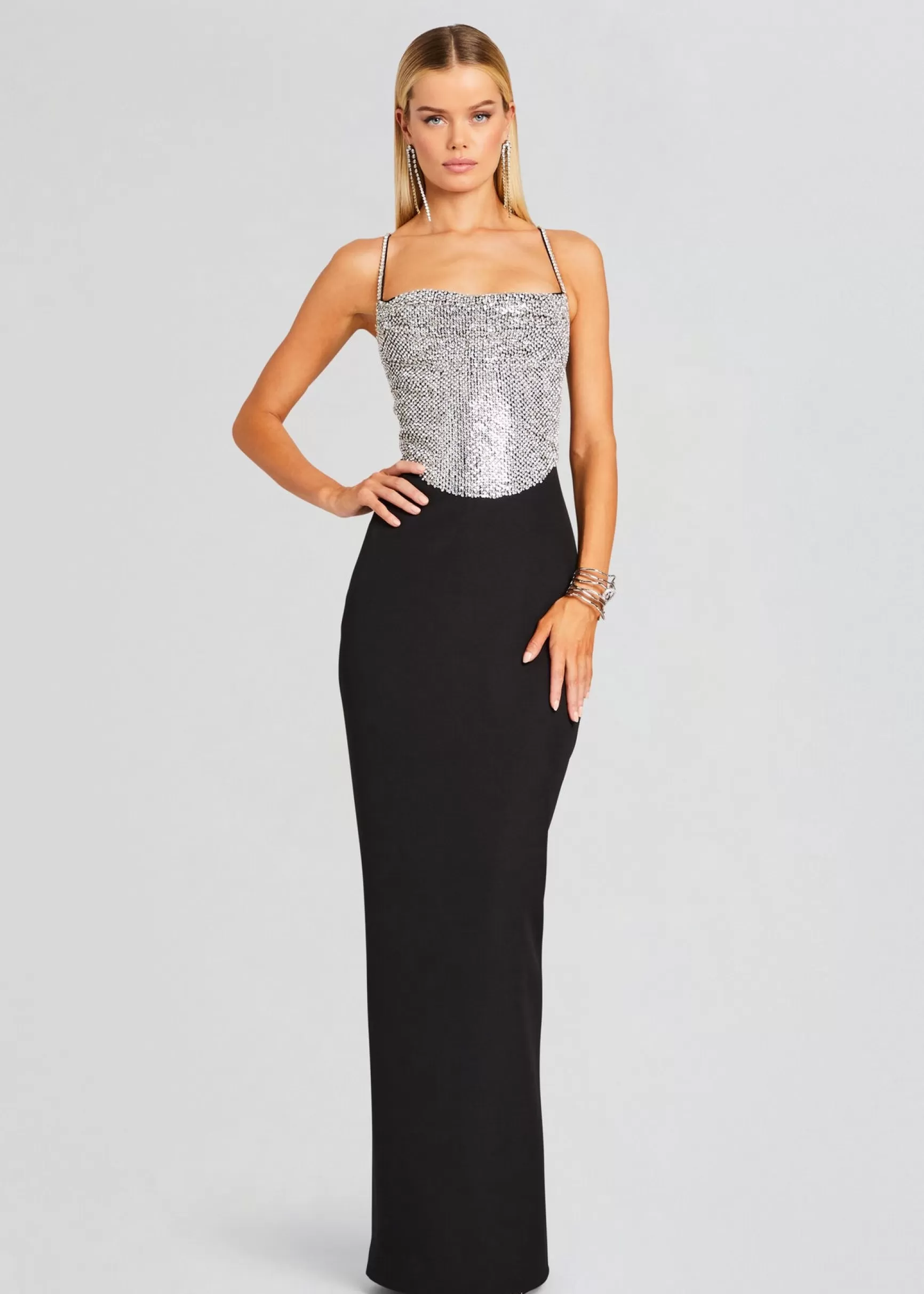 Resort '24*Retrofete Jazlyn Dress Black/Silver