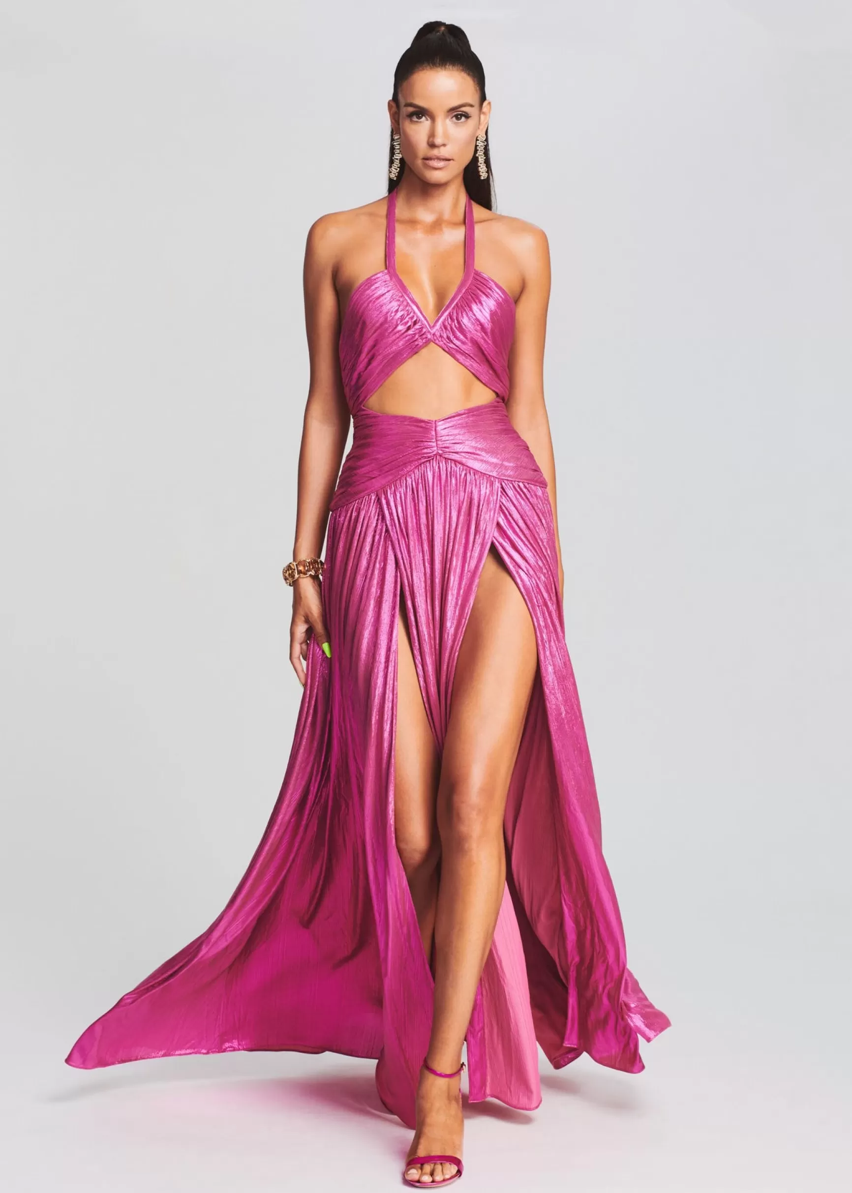 RETROFÊTE*Retrofete Juliana Dress Hot Pink