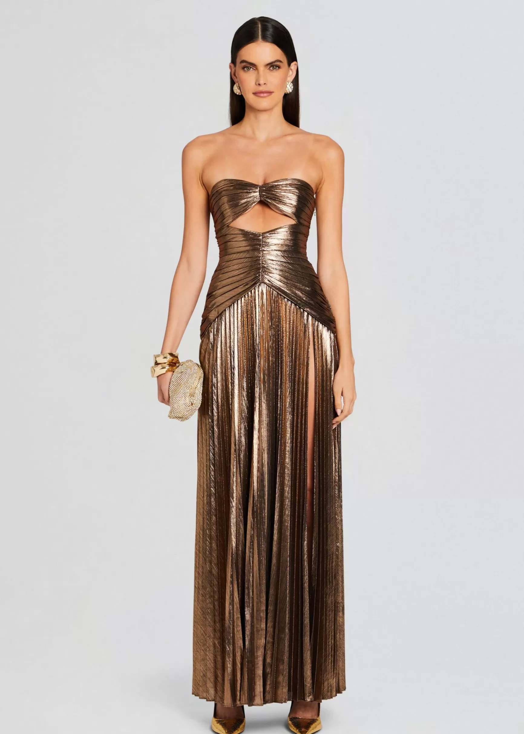 RETROFÊTE*Retrofete Mallory Dress Metallic Bronze