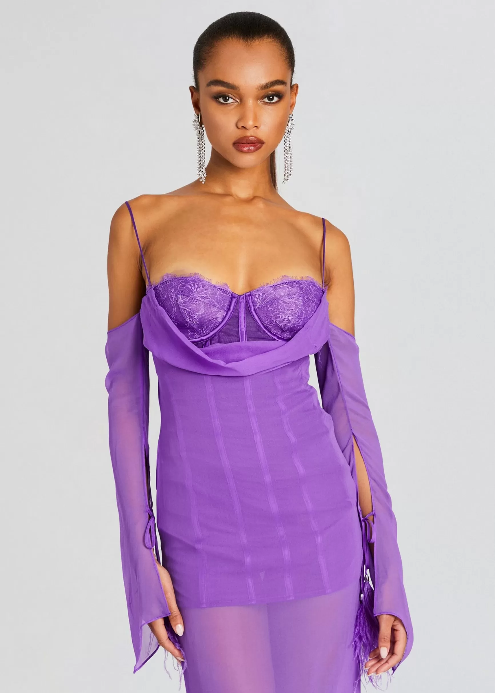 RETROFÊTE*Retrofete Meredith Dress Amethyst