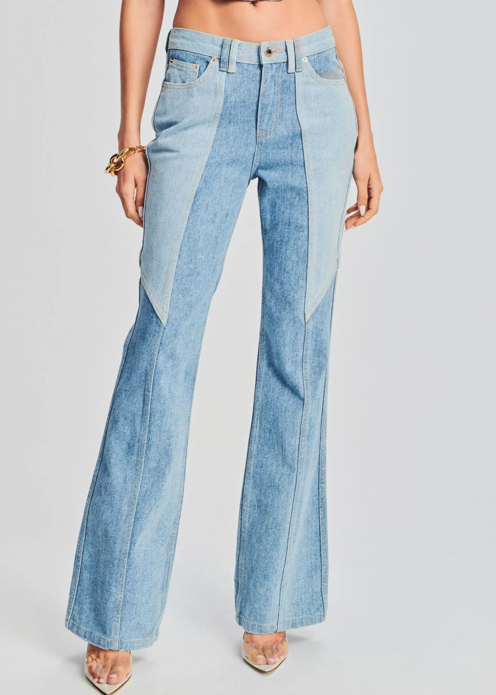 Bottoms*Retrofete Rafael Denim Jean Patchwork