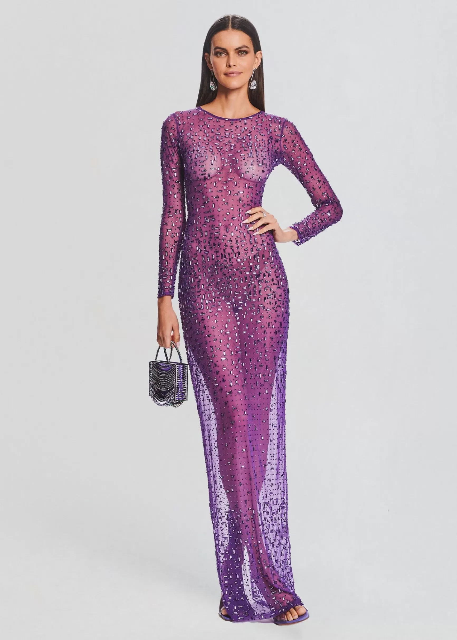 RETROFÊTE*Retrofete Vinci Sequin Dress Amethyst