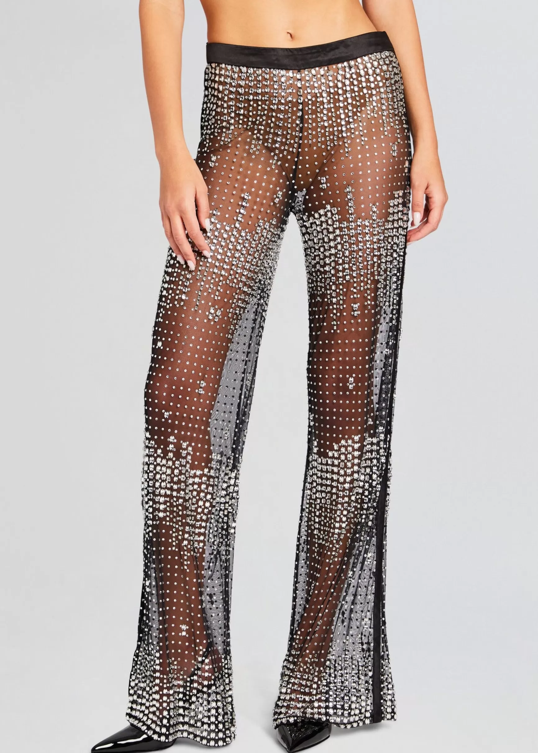 Resort '24*Retrofete Vondra Sequin Pant Black/Silver